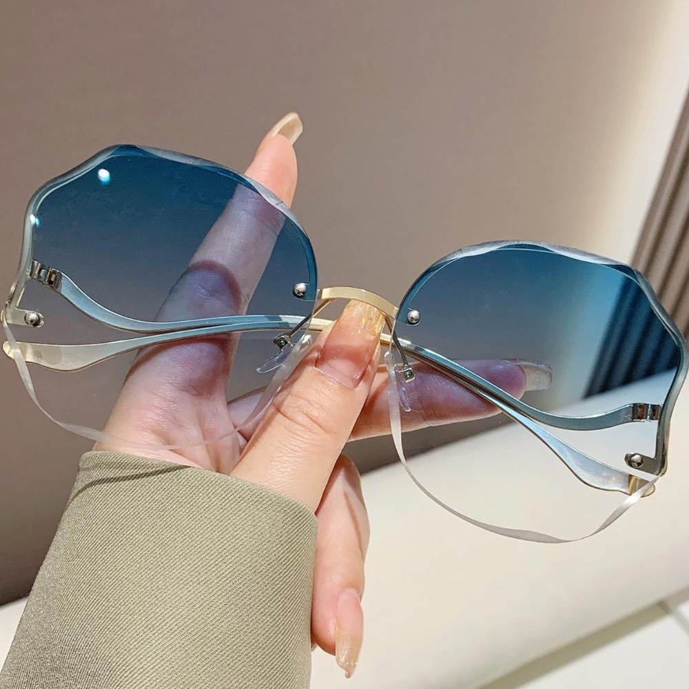 Bug Eye Large Colored Lens Sunnies Sunglasses - Picture 7 of 10